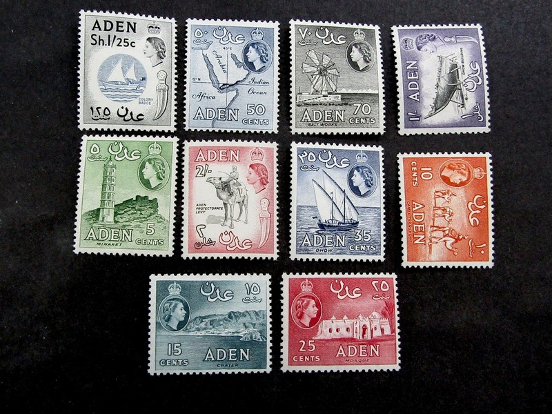 nystamps British Aden Stamp # 66-75 Mint OG H/NH L10y1402