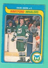 (1) DAVE KEON 1979-80 O-PEE-CHEE # 279 WHALERS  VG  CARD (L8905)