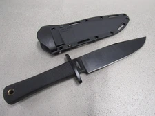 Cold Steel Recon Scout Fixed Blade Knife Bowie Combat Knife w/ Sheath Taiwan