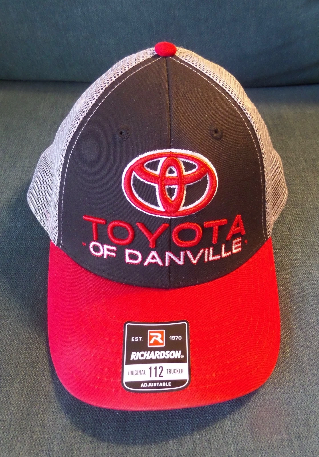 Toyota Of Danville Trucker Hat, Richardson 112 Snap-Back. New With Sticker!