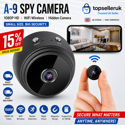 1080 Mini Kamera Wireless WiFi Sicherheit Überwachung Tiny Cam Nacht Rabatt 15%