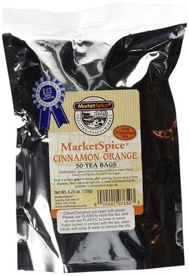 MarketSpice Cinnamon Orange Teabags 50 Pack