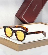 JACQUES MARIE MAGE MODEL 1948 1200845 Dark Tortoise / Yellow Sunglasses