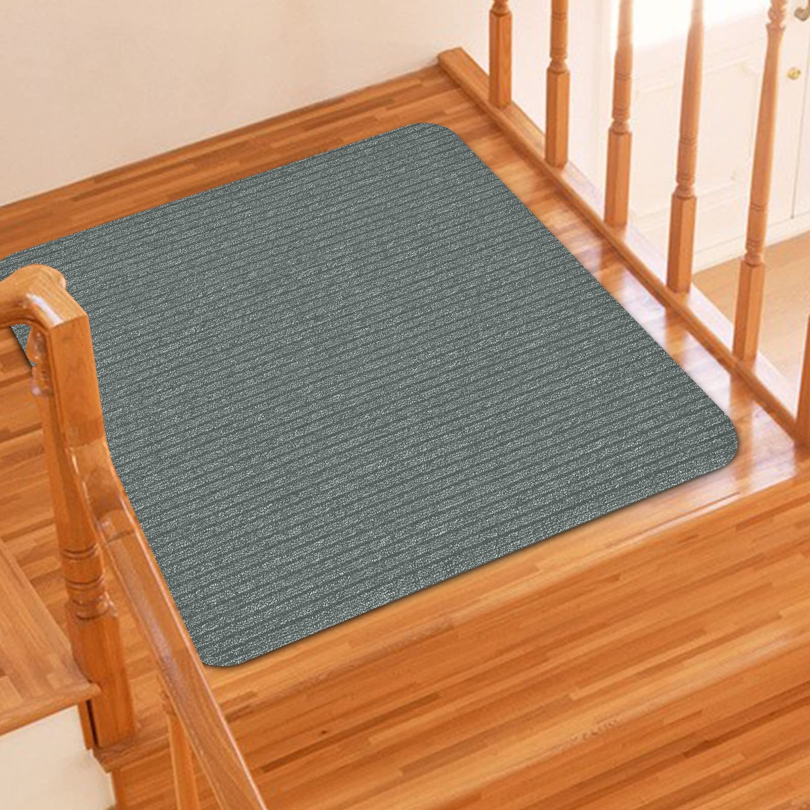 Non-Slip Stair Treads for Wooden Steps - Indoor Outdoor Safety Stair Runner Carpet
