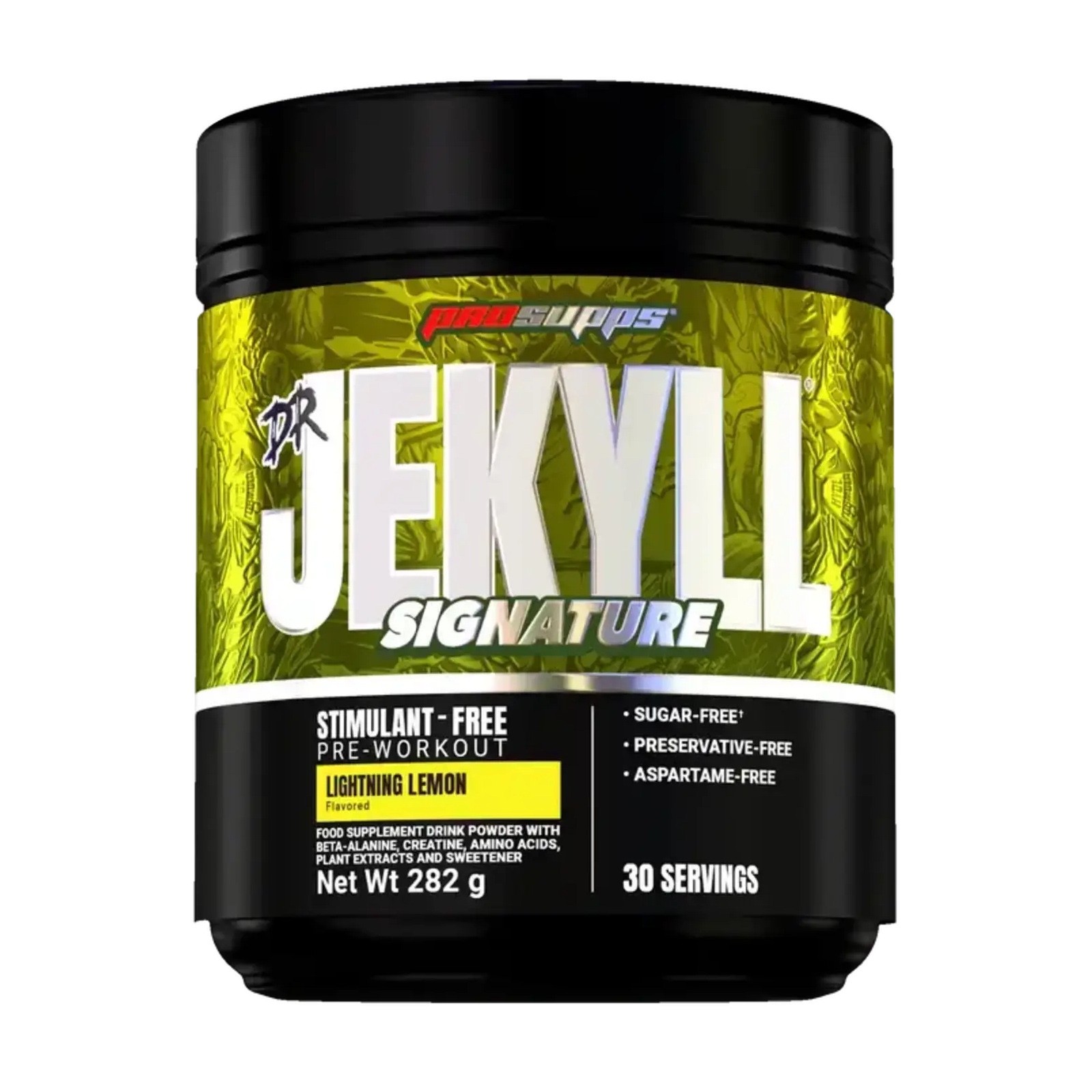 PROSUPPS DR JEKYLL SIGNATURE STIM FREE PRE-WORKOUT 282G LIGHTNING LEMON