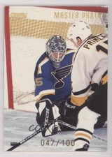 2001-02 Topps Stadium Club Master Photo 47/100 Brent Johnson #89 0e5c