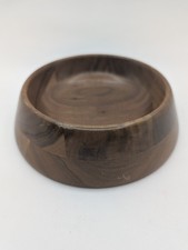 Bowl Tapered Small  Mid-Century Modern Solid wood Walnut 5" across READ