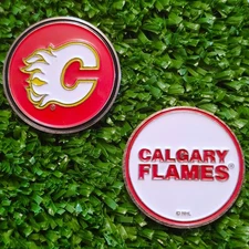 NHL Calgary Flames Golf Ball Marker New