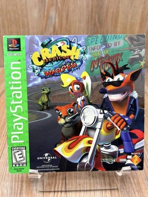 Crash Bandicoot Warped (Sony Playstation 1 PS1 PSX) Original Instruction Manual