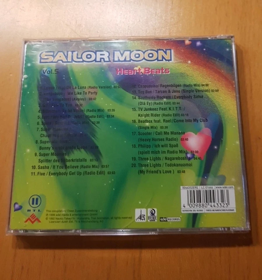 CD Sailor Moon Vol. 5 Heart Beats - Bild 2 von 3