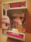 Funko Pop! Stranger Things Dustin #1247  Hot Topic (Exclusive) NIB!!!