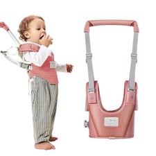Baby Walking Harness Handheld Assistant Belt Toddler Infant Aid 7-24 Months Pink
