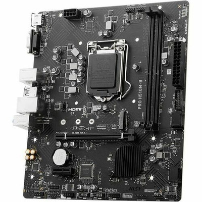 MSI PRO H510M-B Desktop Motherboard - Intel H470 Chipset - Socket LGA-1200 - Mic