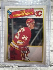 1988-89 O-Pee-Chee Joe Nieuwendyk #16 Rookie Card RC Calgary Flames NHL. rookie card picture