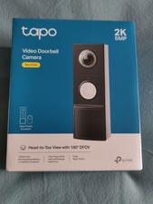 Tapo D235 2K 5MP Doorbell Camera Wired/Wireless 180° Ultra-Wide Video Doorbell