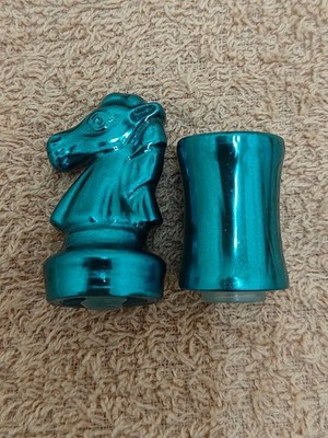 Unilock Night Joint Protector, Metallic Blue Billiards Cue