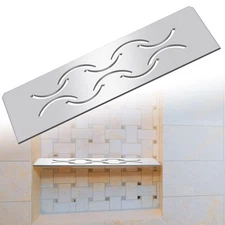 1 Pack Niche Rectangular Shelf for 12 Prefabricated Board Niche Fits 5/32 Gro...