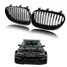 Tonee Front Kidney Grill for 5 Series M5 E60 E61 Gloss Black Slats