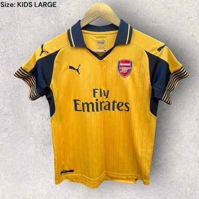 ARSENAL FC PUMA 2016 AWAY KIDS JERSEY Kids Large 