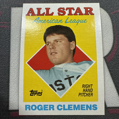   1988 Topps - All Star #394 Roger Clemens Rare Card in perfect condition