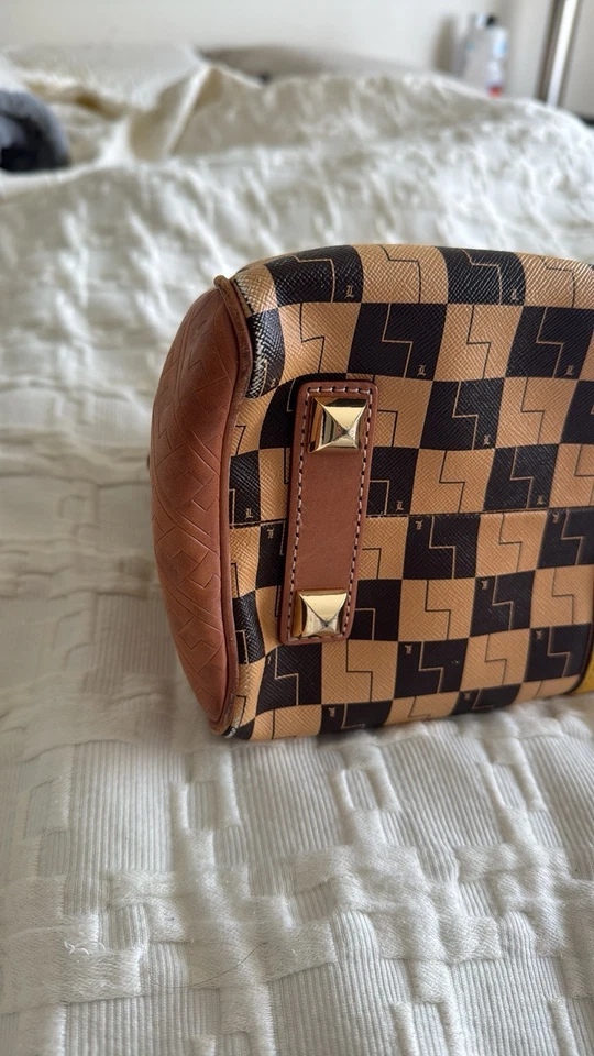 Y2K L.A.M.B. Gwen Stefani 皮革方格钱包 罕见 — 第 4/4 张图片