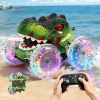 Dinosaurier Amphibienfahrzeug Ferngesteuert Auto: 4WD Rc Auto Mit Wasserpistole