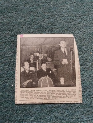 Sk169 Ephemera 50er Jahre Bild Richard Law Douglas Marshall M P Earl St Germans