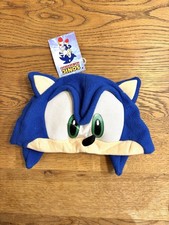 Disfraz Sonic The Hedgehog Sombrero Gorra Polar Sega Joypolis con Etiqueta NUEVO