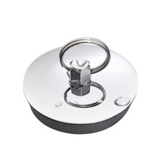 Chrome Stainless Steel Sink Stopper Fits 42 mm to 46 mm Drain Openings