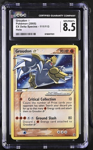 Groudon ★ graded CGC 9 for sale on eBay