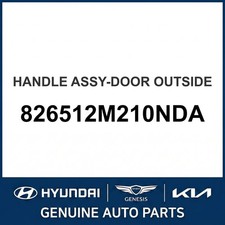 2008-2012 Hyundai Genesis Coupe Handle Assembly-door Outside 826512m210nda