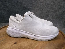 Hoka One One Cavu 3 Slip On Women Size 8.5 White Athletic Running Shoes Sneakers