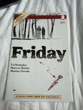 Friday 1 LCSD variant cover - Ed Brubaker - Image 2021 - 1st Print Hot promo NM