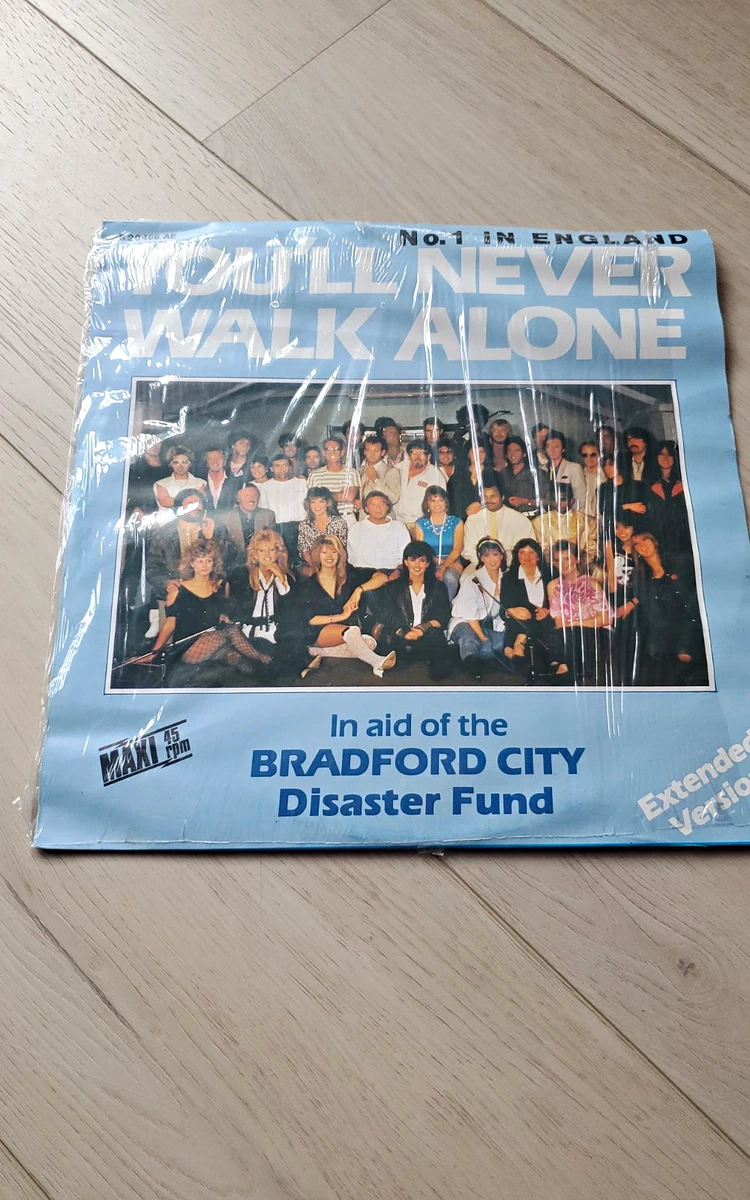 The Crowd You'll Never Walk Alone 12" Single grünes Vinyl TELDEC 1985 Lp Sammler