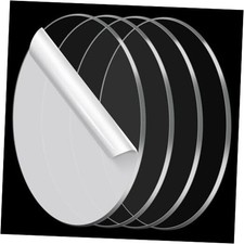 4 Pcs 1/8 Inch Round Clear Acrylic Sheets 6 Inch Diameter Acrylic Circle