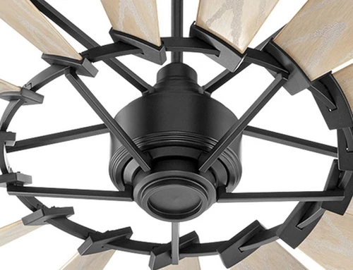 Noir Matte Black WINDMILL FAN 72" INDOOR Light kit Sold Separately - Picture 5 of 7