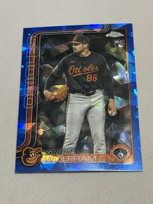 2025 Topps Chrome Sapphire Rookie Grant Wolfram RC #USC31
