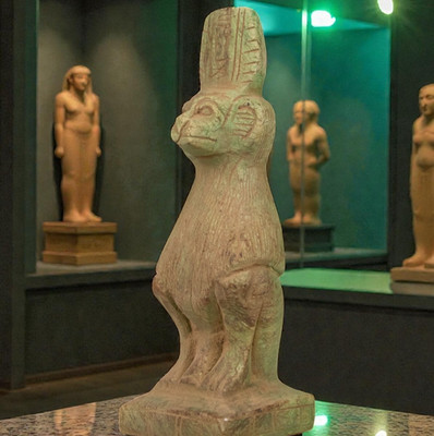Egyptian Artifacts Unique Authentic Pharaonic Statue Of Egyptian God Baboon Bc