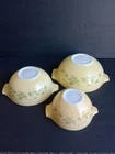 Vintage Pyrex Shenandoah Mixing Yellow Nesting Bowls Set of 3 See Description