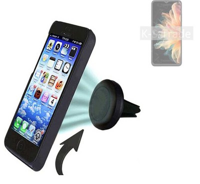 KFZ Halterung Lüftungsschlitz magnetisch für Blackview Oscal Flat 2 Auto-Halte