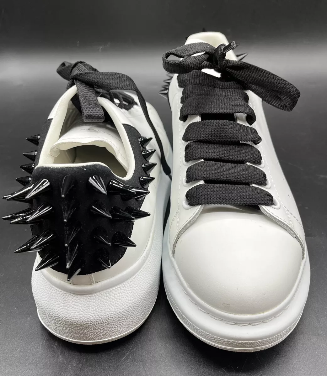 Jurassic Park Skriv en rapport barm Alexander McQueen Oversized Sneakers White Black Women Size 40.5D EU/9.5 US  | eBay