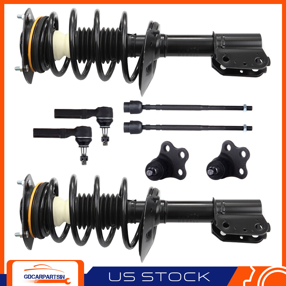 Chevrolet Impala 00-12 Front Suspension Kit with Struts Ball Joints Inner Outer Tie Rods
