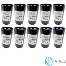 Pack of 10 - VIALU - 189-227 uf/MFD 220-250 VAC Round Start Capacitor 50/60 Hz