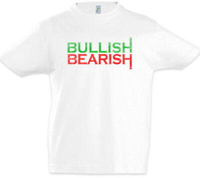 Bullish vs. Bearish Kinder Jungen T-Shirt Trader Fun Banker bärisch bullisch