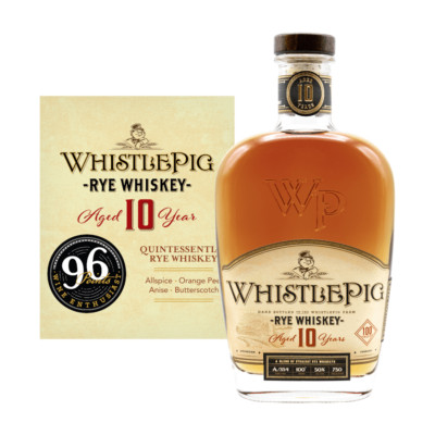 (97,56 /l) Whistlepig 10 Years Small Batch Rye Whiskey 50% 0,7l Flasche