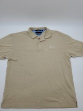Tommy Hilfiger Golf Polo Shirt Men XL Brown Vintage Hong Kong  15304