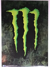 Monster Energy Logo Poster 22 x 15 1/2 - NEW
