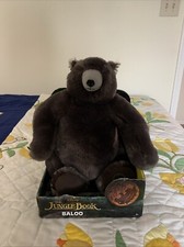 Disney's The Jungle Book Baloo Bear Plush 12" Just Play 2015