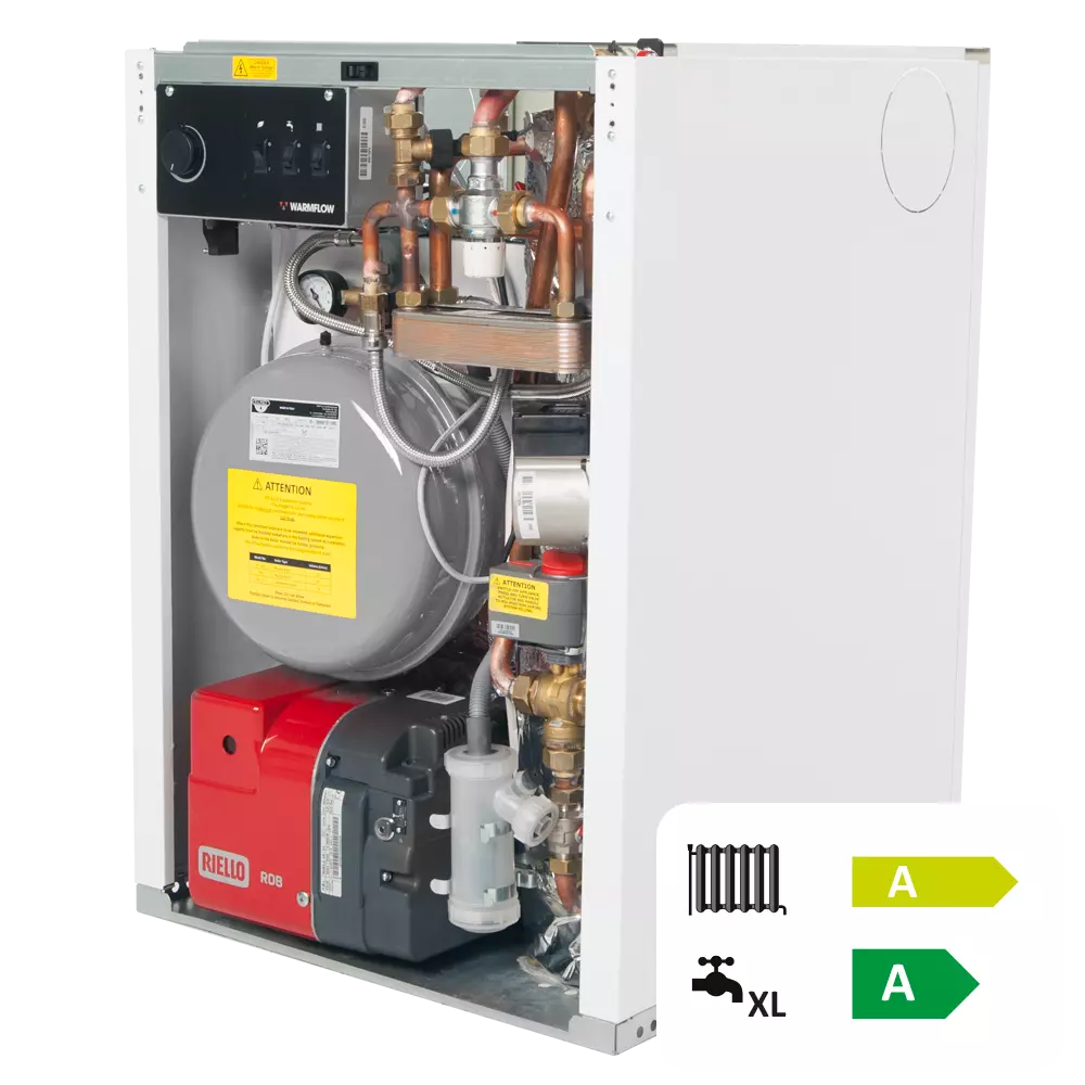WARMFLOW AGENTIS 33 KW COMBI CONDENSING OIL BOILER SUPPLIED