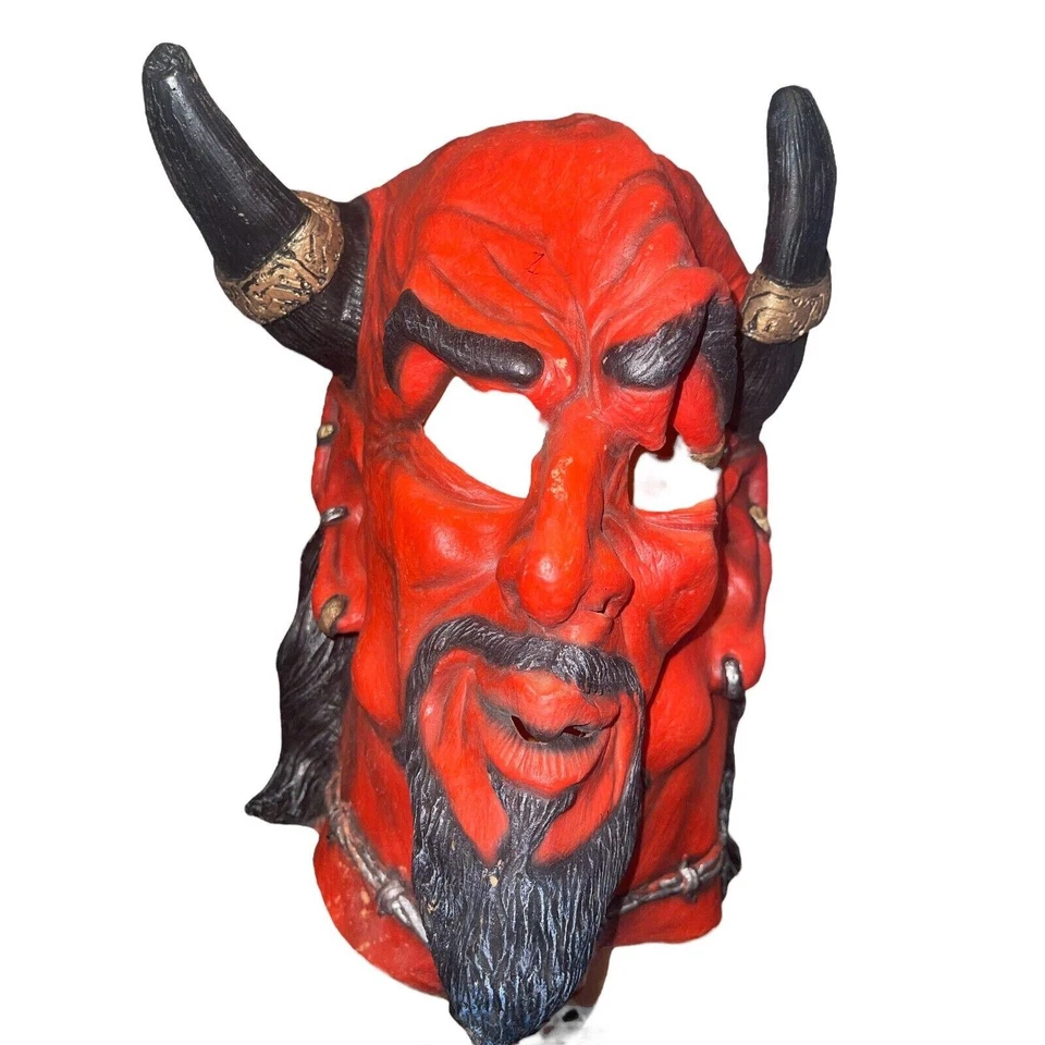 Unholy Overlord Face Mask Illusions Devil Fancy Dress Up Halloween Costume - Image 3 of 4